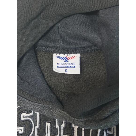 Washington DC souvenir hoodie in charcoal gray with black sleeves sz S cozy - Picture 3 of 3